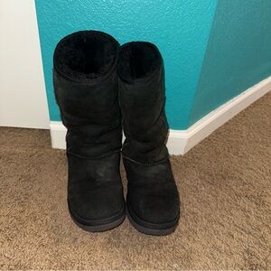 Black Suede UGG Boots
